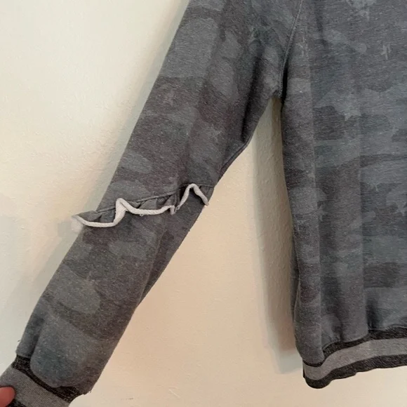 Democracy light gray camouflage sweatshirt - Picture 6 of 8